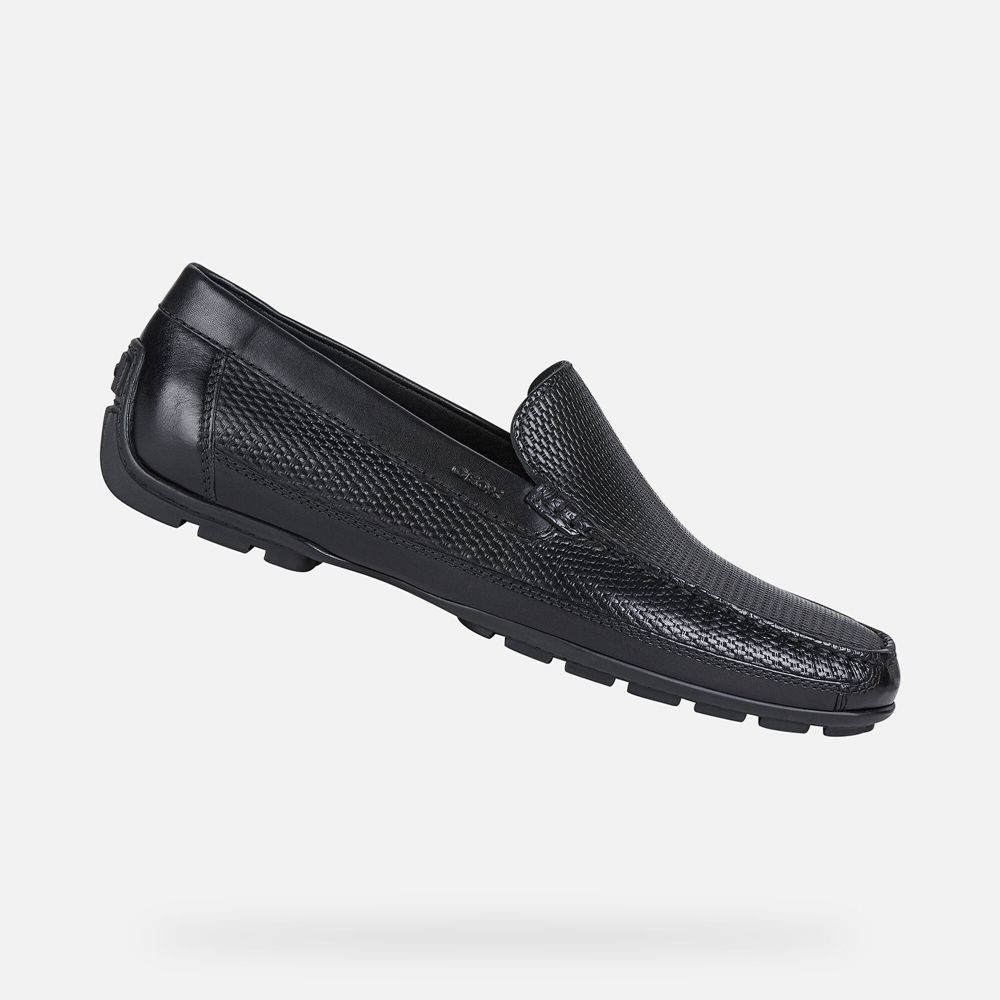 Geox Loafers Black Moner - Geox Mens Shoes - CVILFU340